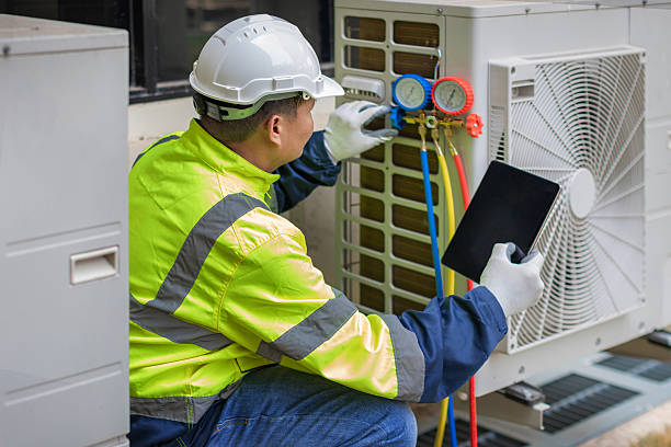 Professional Hvac Maintenance technician working in Shorewood, WI